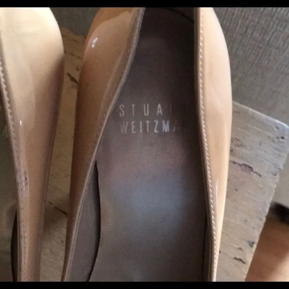 Stuart Weitzman Size 5.5 Cream Colored Heels - Picture 5 of 8